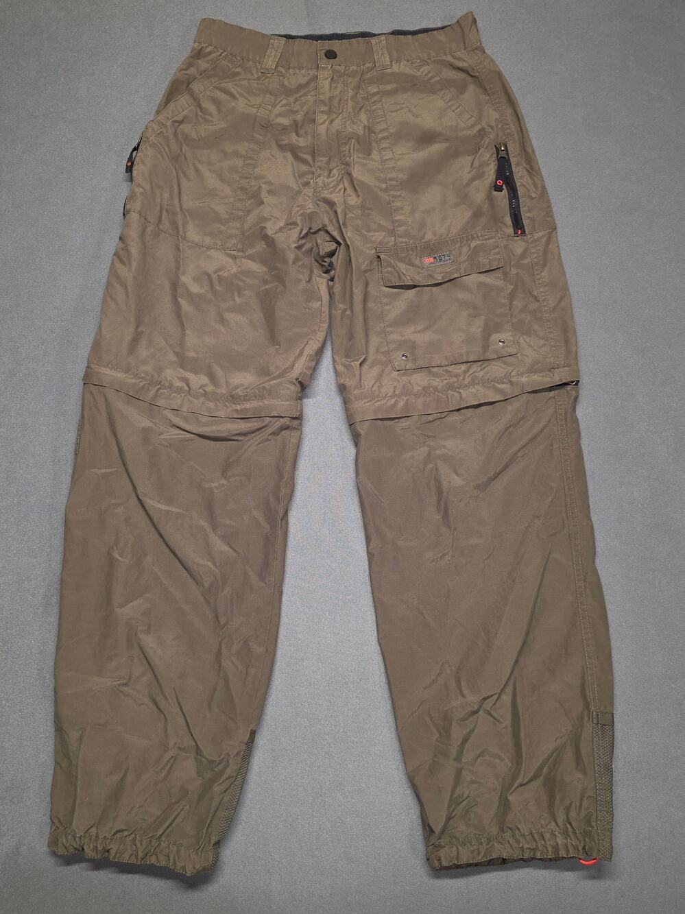 Mens 31 x 33 Military Style Convertible Pants Gorpcore Utility Tactical Green
